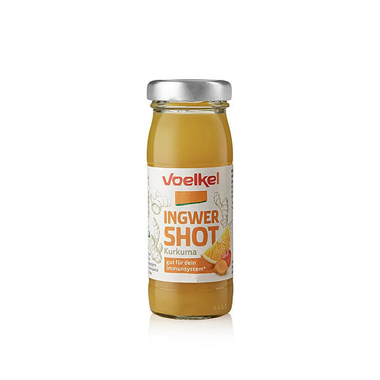 Voelkel – Ingefær & gurkemeje-shot, økologisk, vegansk, 95 ml