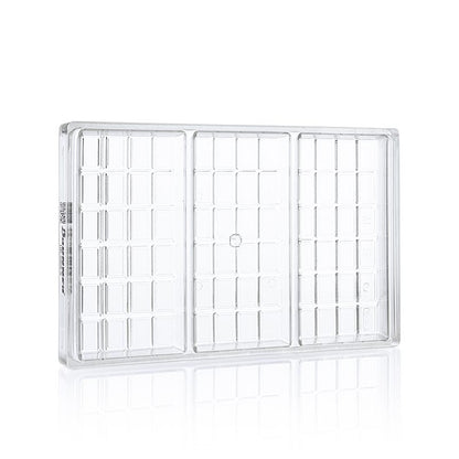 Chokoladeform "Tafel", 161x78x15 mm, 3-delt, til ca. 200 g, Brunner, 1 stk