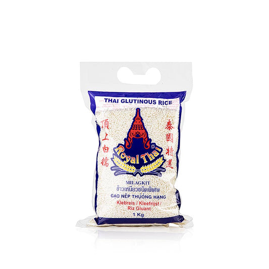 Hvid klæbrig ris, Royal Thai Rice, 1 kg