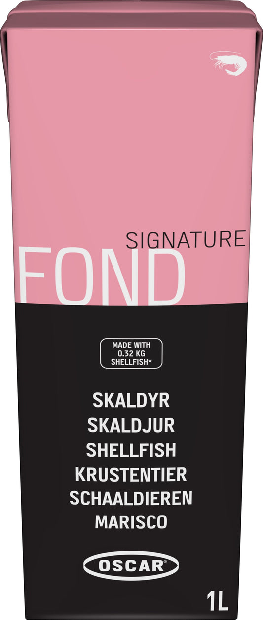 Oscar Signatur skaldyrsfond, flydende, klar til brug, 1 l
