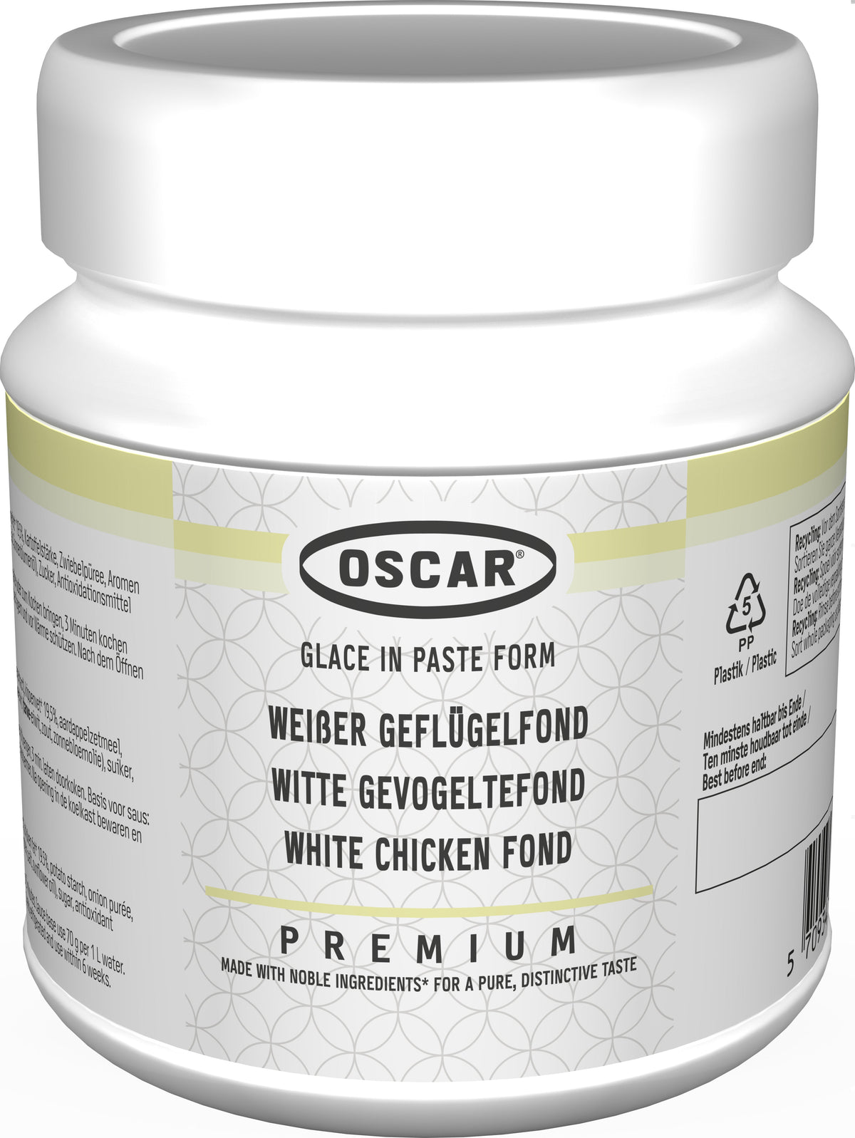 Oscar Premium fjerkræfond, pastaform (til ca. 15 l), 630 g