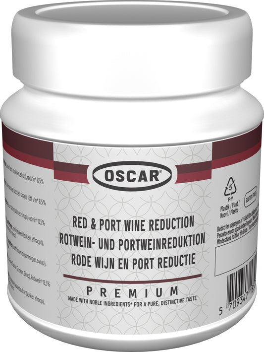 Oscar koncentrat rødvin & portvinreduktion, glutenfri, 580 g