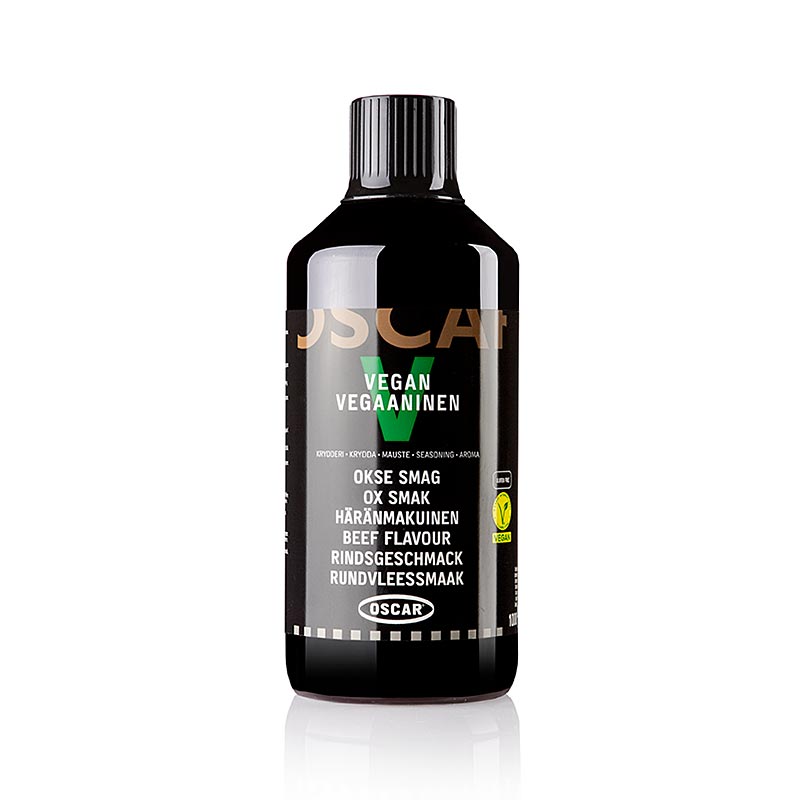Oscar koncentrat med oksekødssmag, flydende, vegansk, glutenfri (til ca. 10 l, 1 l