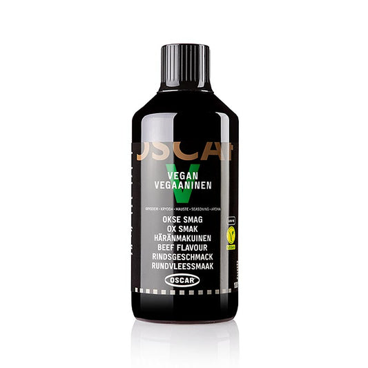 Oscar koncentrat med oksekødssmag, flydende, vegansk, glutenfri (til ca. 10 l, 1 l