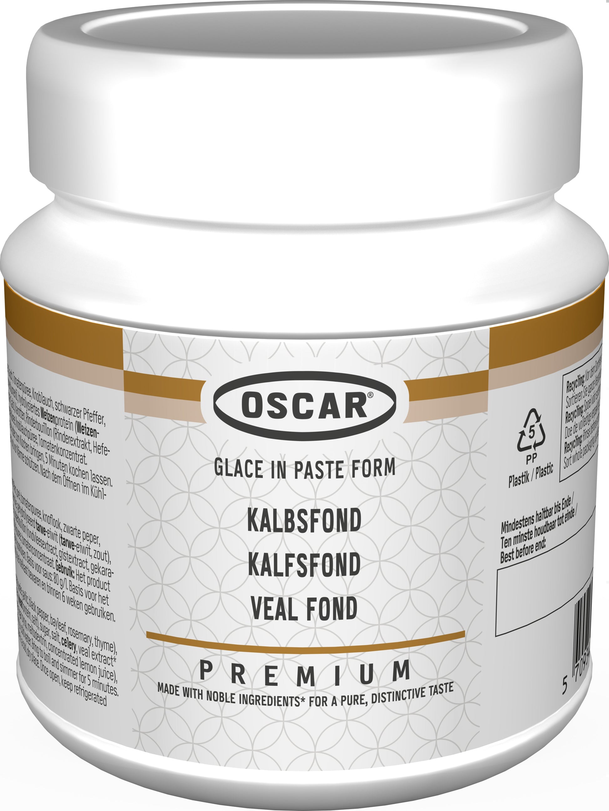 Oscar Premium kalvefond, pastaform (til ca. 15 l), 640 g