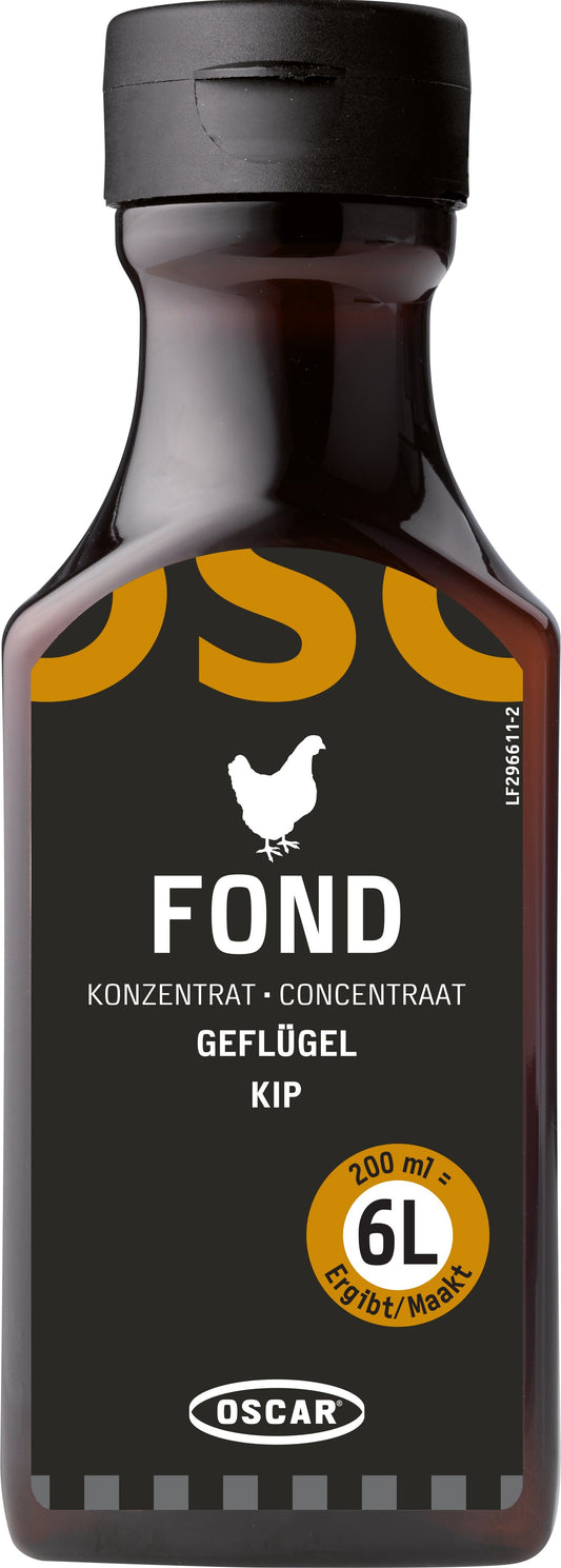Oscar-koncentrat – fjerkræfond, flydende (til ca. 6 l), 200 ml