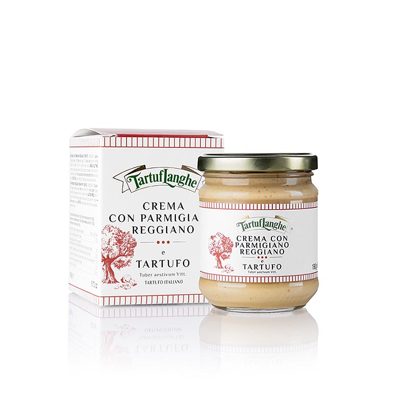 Tartuflanghe Crema con Parmigiano Reggiano, parmesansauce med sommertrøfler, 180 g