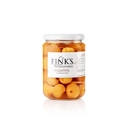 Vilde æbler, i stærk sirup, Fink´s Delikatessen (vilde æbler), 375 g