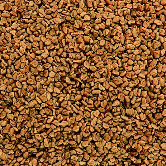 Fenugreek-frø (Methi Seeds) (ristes før brug!), 1 kg
