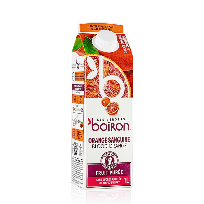 Boiron blodappelsinpuré, pasteuriseret, 1 l