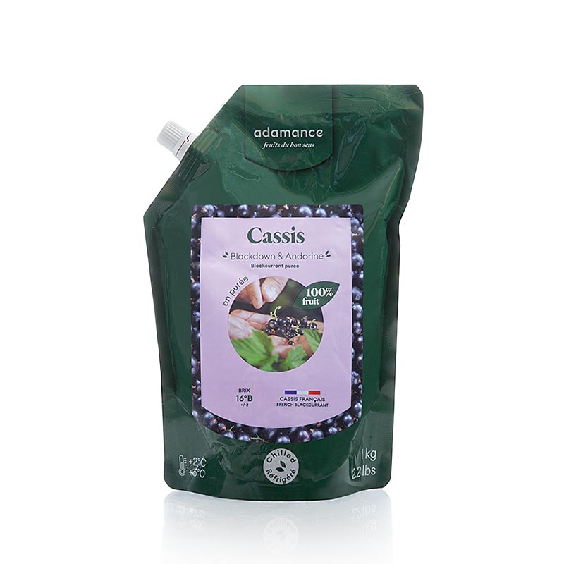 Adamance solbær (Cassis), usødet, pasteuriseret, 1 kg