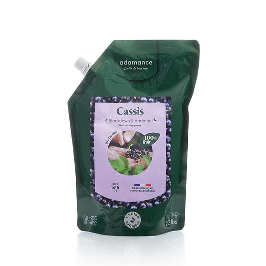 Adamance solbær (Cassis), usødet, pasteuriseret, 1 kg