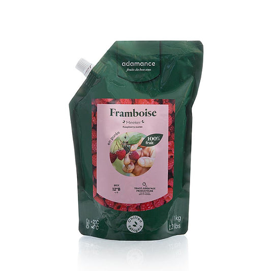 Adamance hindbær (Meeker), usødet, pasteuriseret, 1 kg