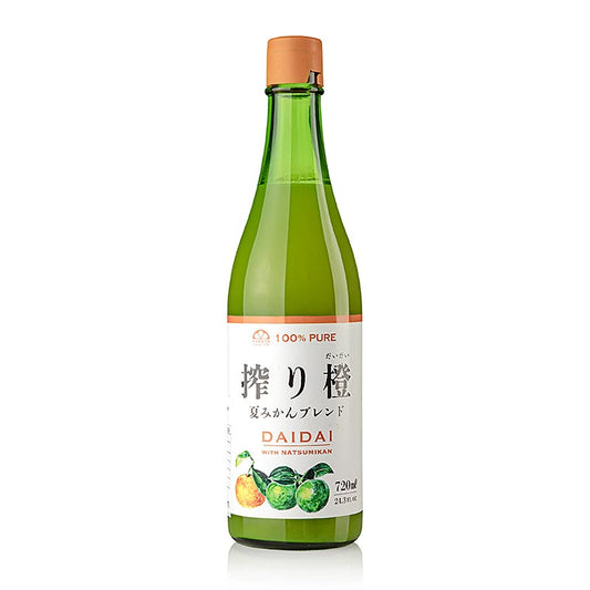 Daidai-saft & Natsumikan (bitter appelsin), 100 % citrusfrugtsaft, Japan, 720 ml