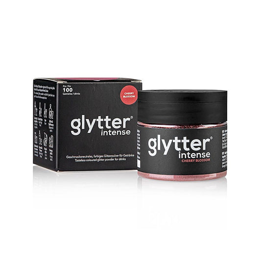 glytter "intense Cherry Blossom", glimmerpulver til fødevarer, (rød), 10 g