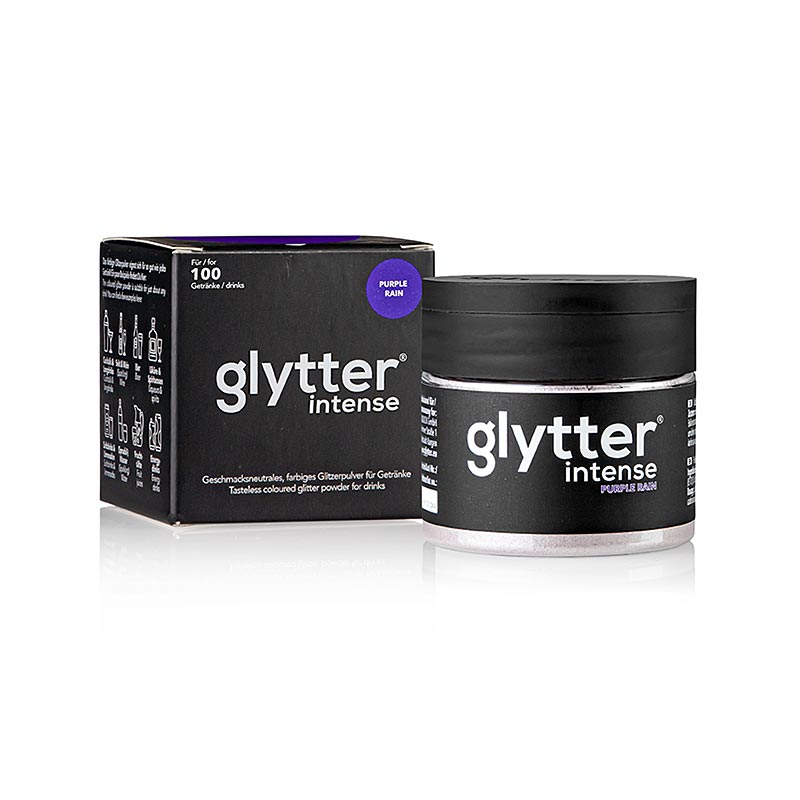glytter "intense Purple Rain", glimmerpulver til fødevarer, (lilla/violet), 10 g