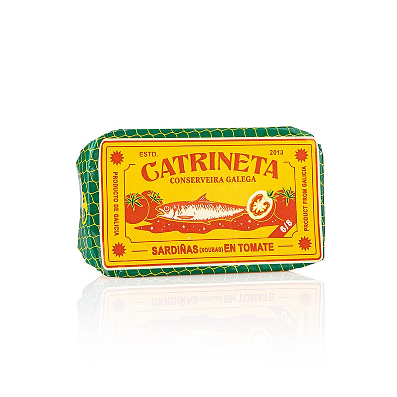 Sardiner, XOUBAS, hele, i tomatsauce, Catrineta, 81 g