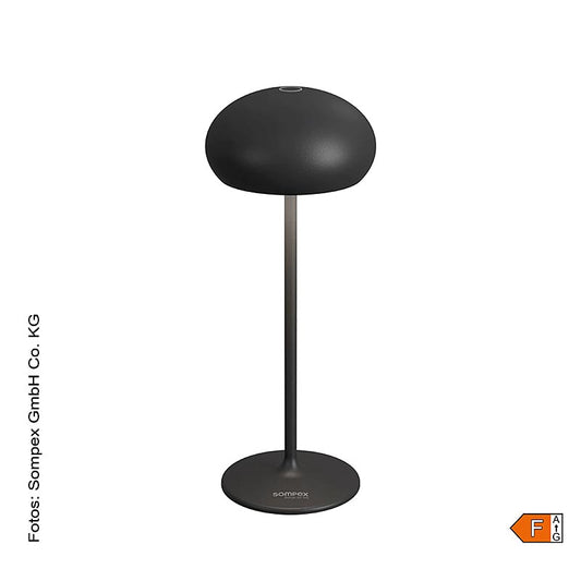 Bordlampe "PEBBLE", med batteri, 23x9,2 cm, 1 St