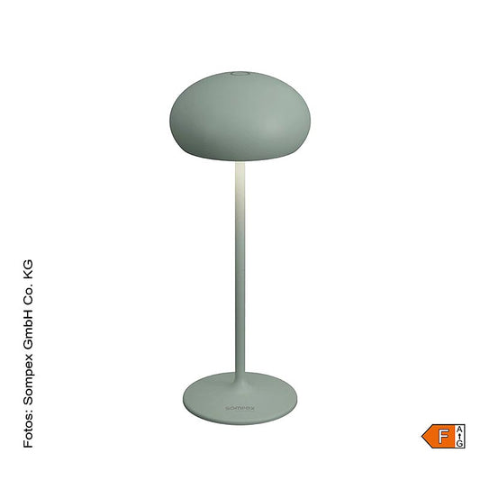 Bordlampe "PEBBLE", med batteri, 23x9,2 cm, 1 St