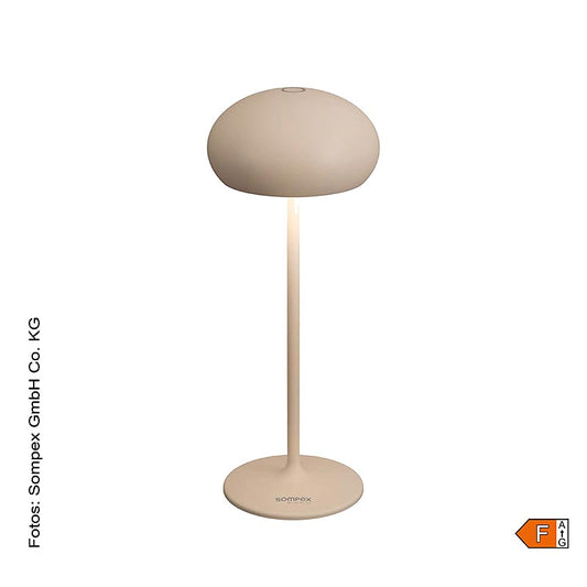 Bordlampe "PEBBLE", med batteri, 23x9,2 cm, 1 St