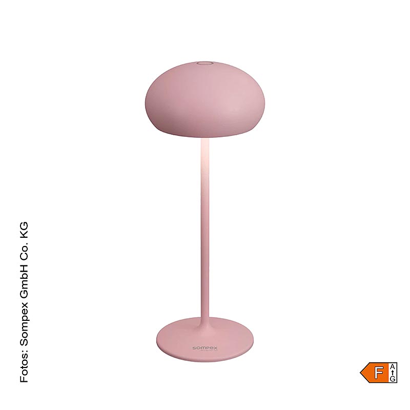 Bordlampe "PEBBLE", med batteri, 23x9,2 cm, 1 St
