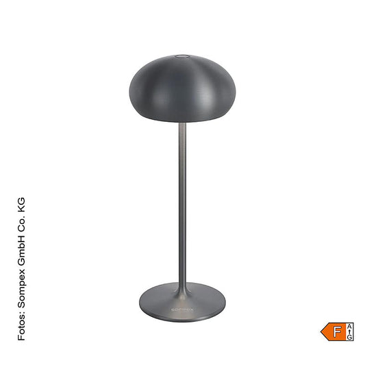 Bordlampe "PEBBLE", med batteri, 23x9,2 cm, 1 St
