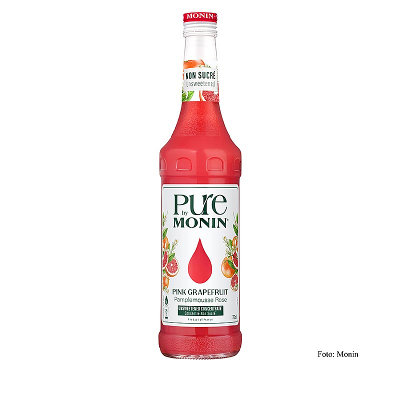 Monin PURE Pink Grapefruit usødet 1:25 koncentrat, 700 ml