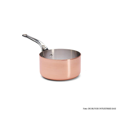 Inocuivre gryde med hank, kobber, lige, ø 18 cm, de Buyer (6406.18), 1 stk