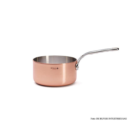 Inocuivre gryde med hank, kobber, lige, ø 18 cm, de Buyer (6406.18), 1 stk