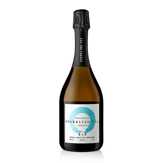 Copenhagen Sparkling Tea BLA Jasmin, hvid te, Darjeeling, alkoholfri, økologisk, 750 ml