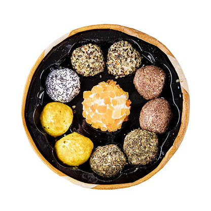 Micro-Pics Chevre, friske gedeostpraliner med papaya, urter, krydderier, 115 g