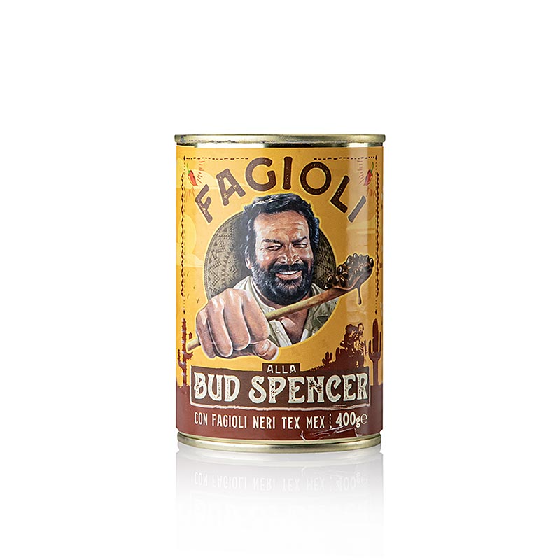 Fagioli alla Bud Spencer Tex Mex, sorte bønner i stærk tomatsauce, 400 g