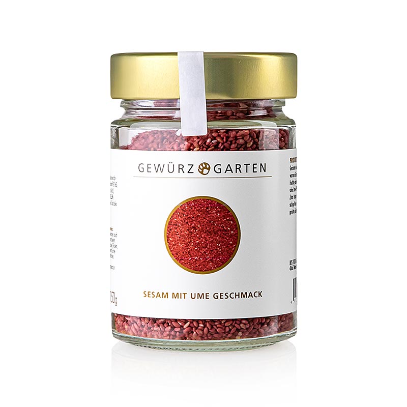 Gewürzgarten - Sesam, ristet, med ume-smag (Umeboshi / blomme), 150 g