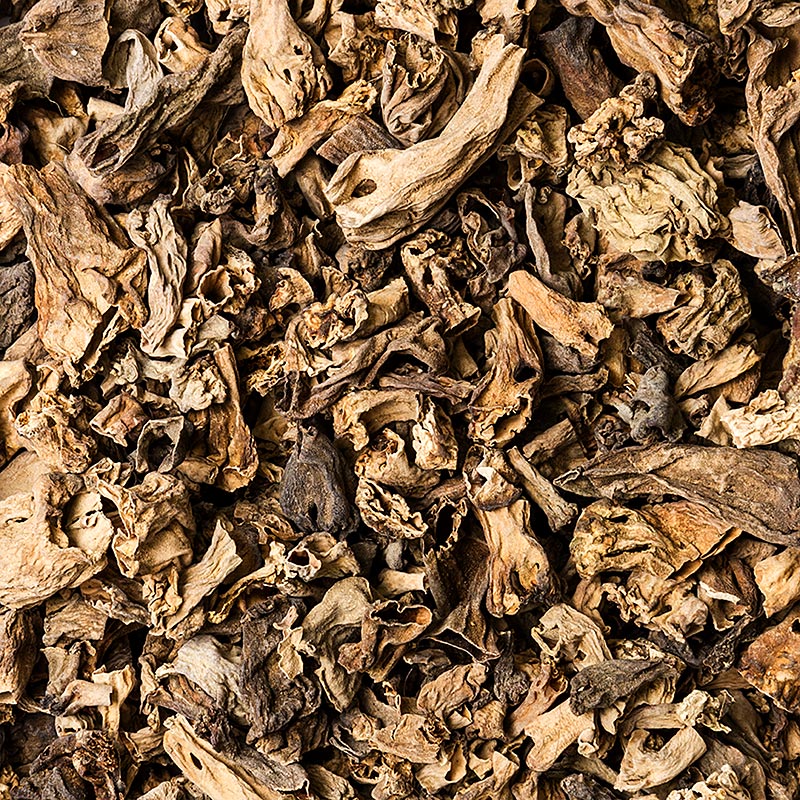 Spids morchel-brud – kun stilke, tørret, 250 g