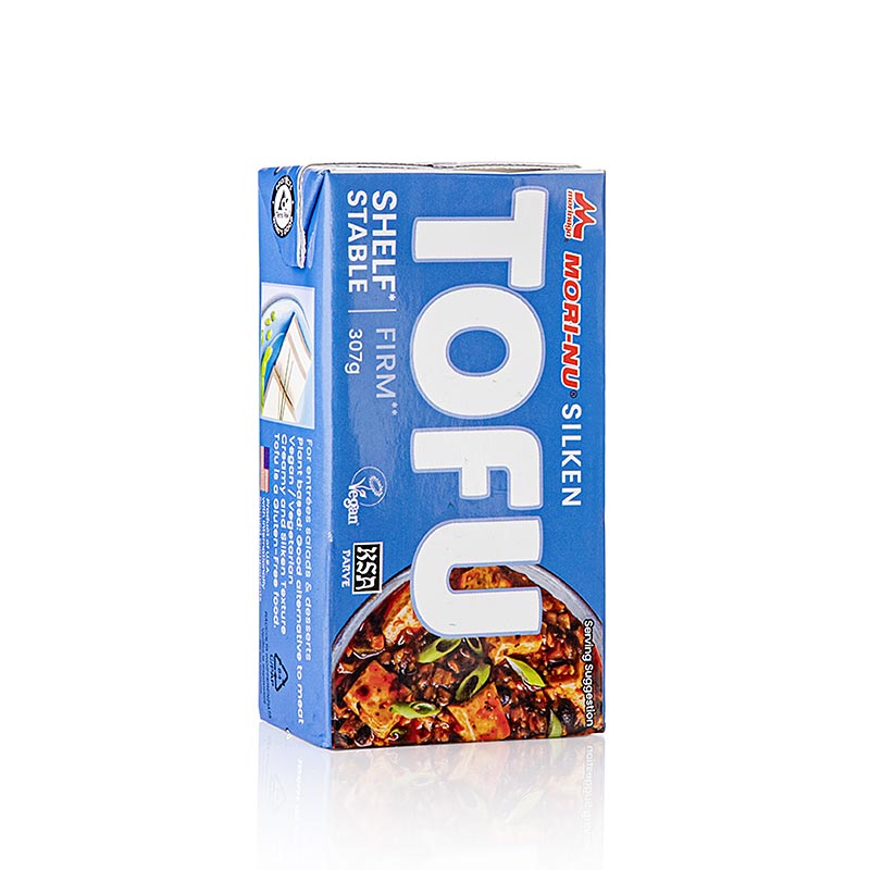 Silketyk tofu, fast, blå (Mori-Nu), Morinaga, 307 g