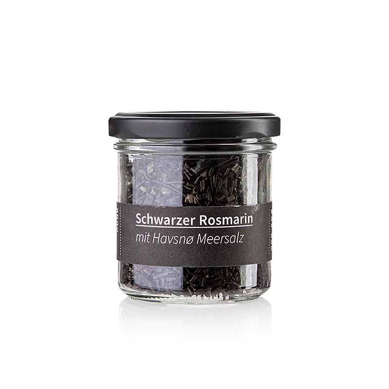 Fermenteret sort rosmarin med Havsnø havsalt, Krautpunk, 60 g