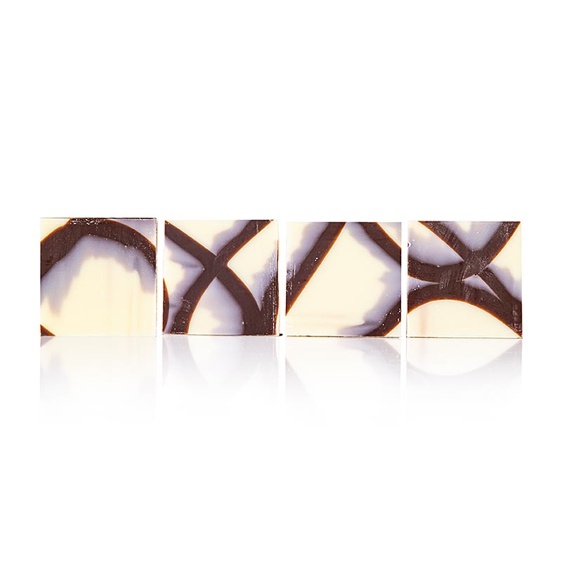 Chokoladedekoration Diablo Square / firkant (70115), 1,09 kg, 465 stk