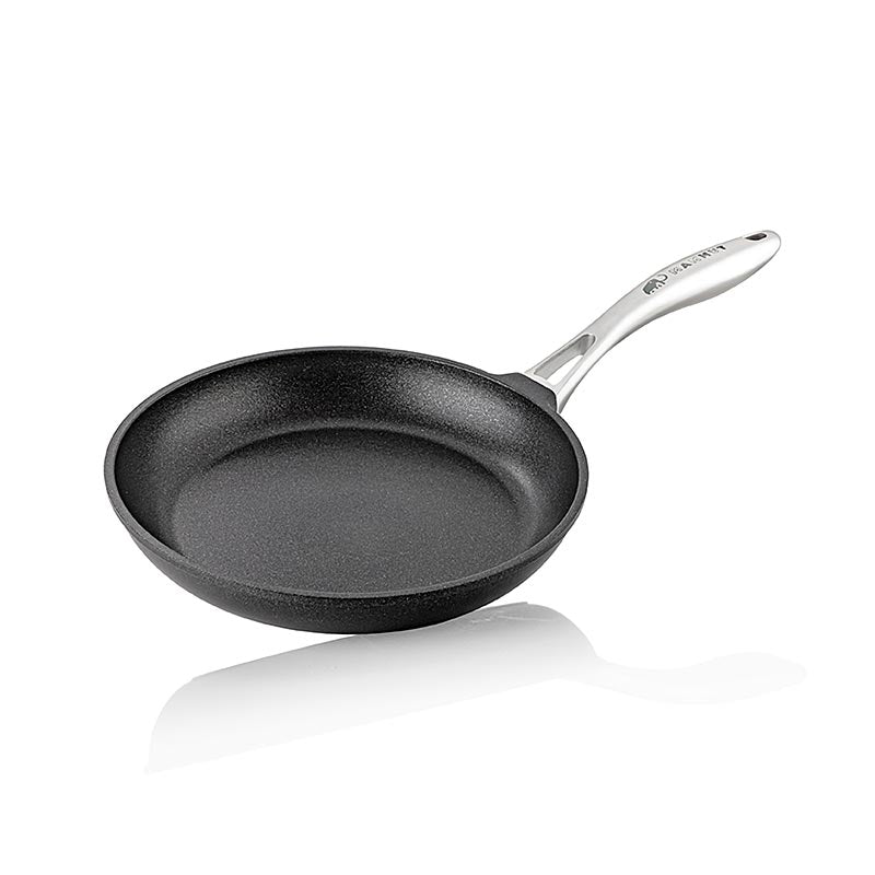 MAMMUT stegepande, rustfrit stålhåndtag, Ø 28 cm, 5 cm høj, AMT Gatroguss, 1 stk