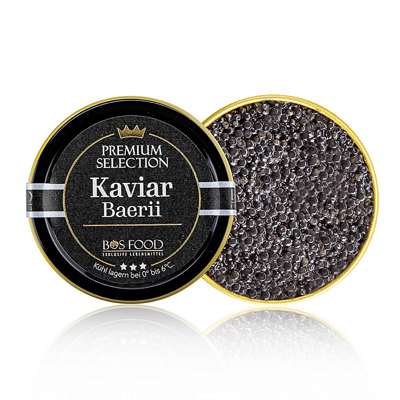 CHEF FOOD Premium Selection - Baerii-kaviar (baerii), akvakultur, uden konserver, 50 g