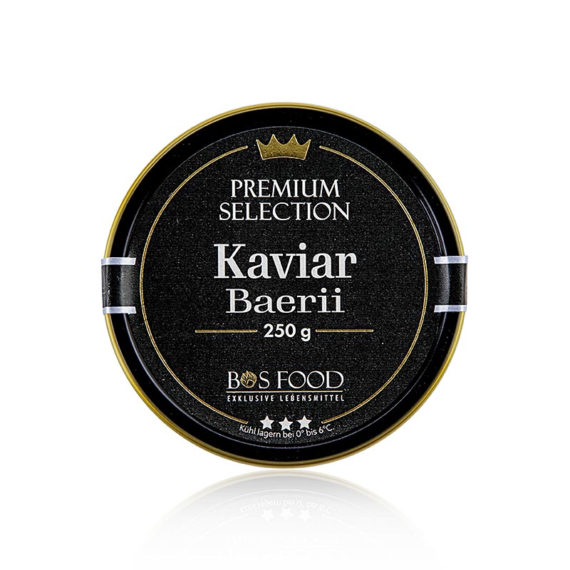 CHEF FOOD Premium Selection - Baerii-kaviar (baerii), akvakultur, uden konserver, 250 g