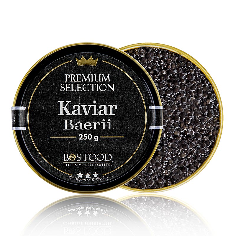 CHEF FOOD Premium Selection - Baerii-kaviar (baerii), akvakultur, uden konserver, 250 g