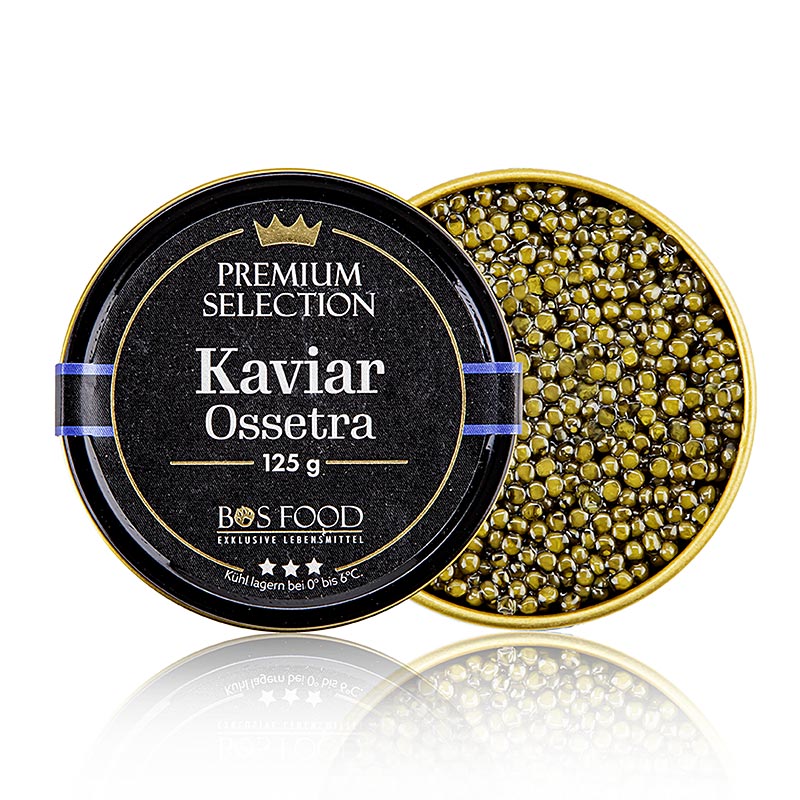 CHEF FOOD Premium Selection - Ossetra (gueldenstaedtii), akvakultur, uden konser, 125 g