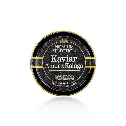 BOS FOOD Premium Selection - Krydsning Amur x Kaluga, akvakultur, uden konserver, 20 g