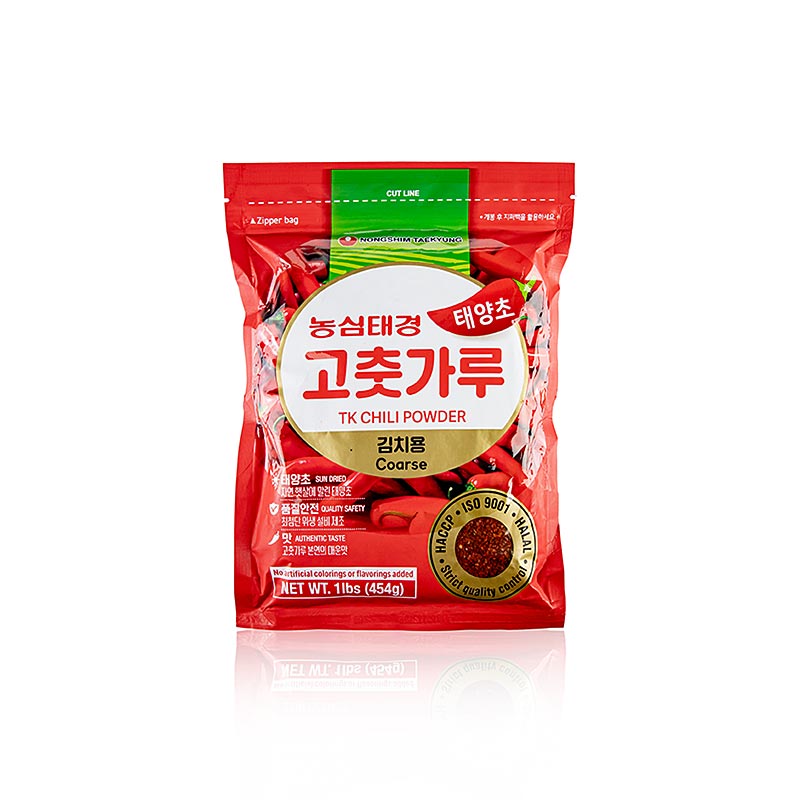 Chilipulver, groft, f.eks. til Kim Chee (KimChi), Nongshim (Gochugaru), 454 g