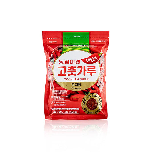 Chilipulver, groft, f.eks. til Kim Chee (KimChi), Nongshim (Gochugaru), 454 g
