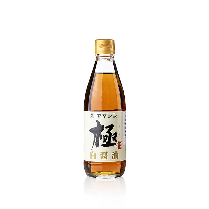 Shiro Shoyu – hvid Tamari-krydderisauce (sojasauce), 100 % hvede, Japan, 360 ml
