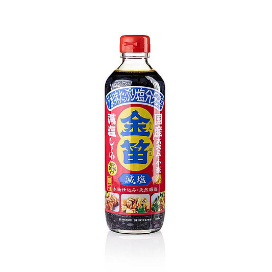 Genen-sojasovs, Shoyu, saltreduceret, Fueki, Japan, 600 ml