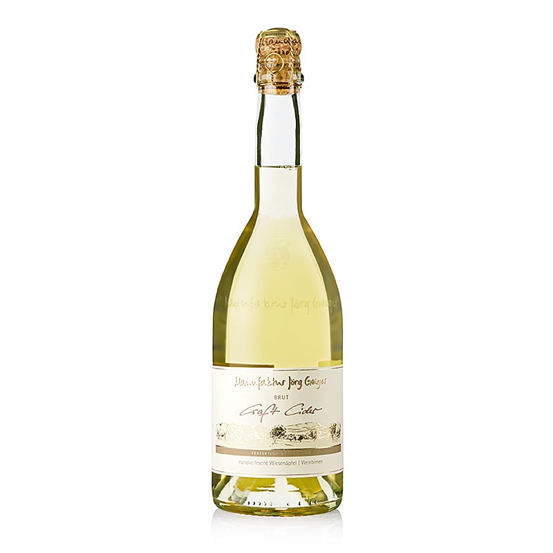 Jörg Geiger "Craft Cider" Æbler & Pærer, brut, 5 % vol., 750 ml
