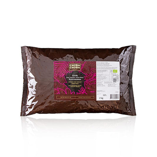 Huayabamba, 100 % kakaomasse, callets, Choba Choba, økologisk, 2 kg