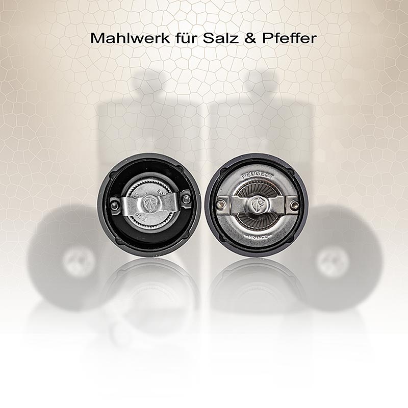 Salt- og peberkværn, NIGHT CHIC LINE, mat sort, 12 cm, 1 St